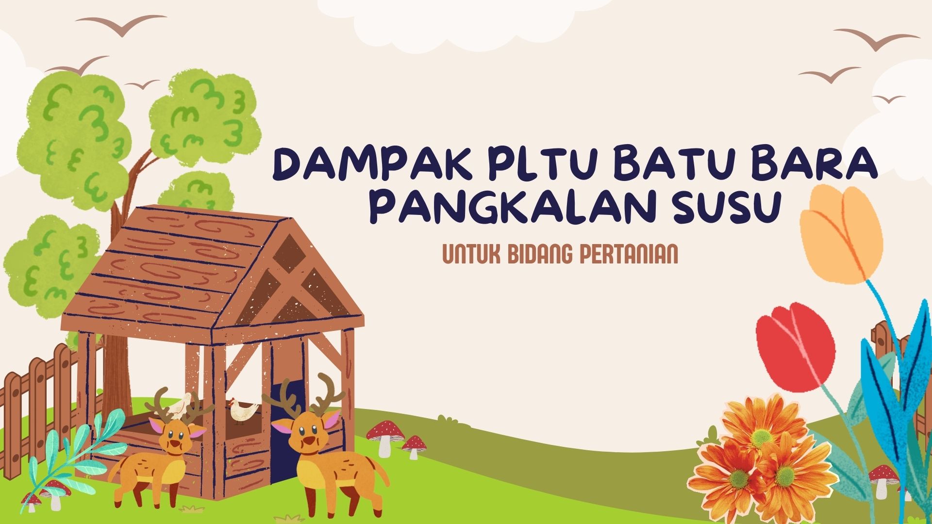 Dampak PLTU Batu Bara Pangkalan Susu Bidang Pertanian